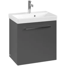 Villeroy & Boch Avento 530mm Graphite Bathroom Vanity Unit With Basin 