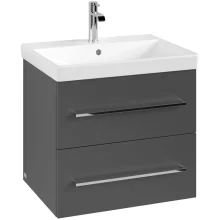 Villeroy & Boch Avento 580mm Graphite  Bathroom Vanity Unit With Basin