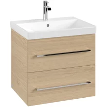Villeroy & Boch Avento 580mm Nordic Oak Bathroom Vanity Unit & Basin