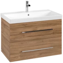 Villeroy & Boch Avento 780mm Oak Kansas Bathroom Vanity Unit & Basin