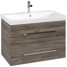 Villeroy & Boch Avento 780mm Stone Oak Bathroom Vanity Unit & Basin