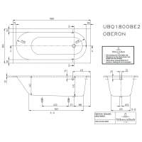 Villeroy & Boch Subway 1600 x 700mm Double Ended Bath