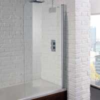 Single Bath Shower Screen - 1400 x 800mm - Venturi 6 By Aquadart