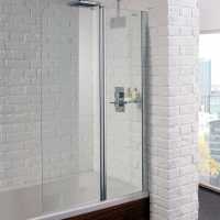 Fixed Bath Shower Screen - 1400 x 900mm - Venturi 6 By Aquadart