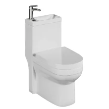 Vetro All In One Toilet And Basin  