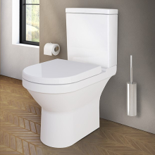 Scudo Deia Closed Back Comfort Height Rimless Close Coupled Toilet