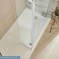 Vantage Walk In Shower Tray 1400 x 900 - Eastbrook