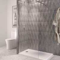 Vantage 8mm, 700mm Walk In Shower Screen - Eastbrook