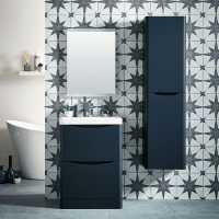 Scudo Bella 500 Gloss White Floor Standing Vanity Unit