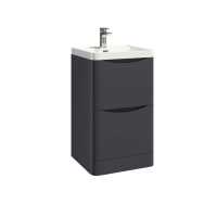 Scudo Bella 500 Matt Grey Floor Standing Vanity Unit