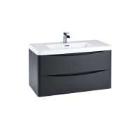 Scudo Bella 900 Matt Grey Wall Hung Vanity