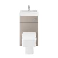 Athena Vault 2 in 1 WC and Stone Grey Vanity Unit with Basin 500mm