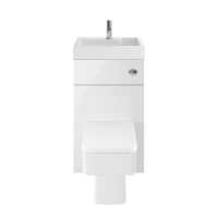 Athena Vault 2 in 1 WC and Gloss White Vanity Unit with Basin 500mm 
