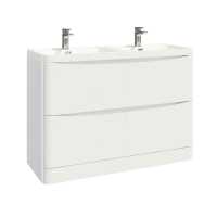 Scudo Bella 1200 Gloss White Floor Standing Vanity