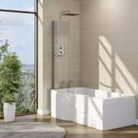 Mantaleda Avrail (1500 x 700mm) Walk-in Easy Access Bath Including Front Panel