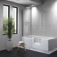 Mantaleda Aventis (1695 x 695mm) Walk In Power Lift Bath With front Panel, Seat and Electronic Power Lift Kit