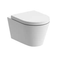 Cilantro Rimless Wall Hung WC & Soft Close Seat