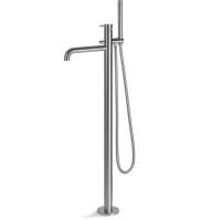 Vema Tiber Stainless Steel Floor Standing Bath Shower Mixer Tap