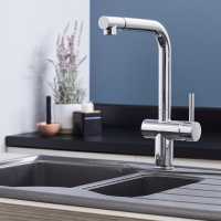 Francis Pegler Boiling Water Kitchen Tap Black