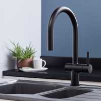 Mayhill Brushed Brass Single Lever Pull Out Kitchen Tap - Tailored