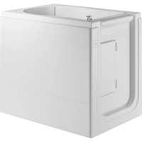 Mantaleda Maestro (900 x 650mm) Compact Walk In Deep Soaker Bath With Front & Side Panel