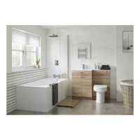 One-Piece 1810x810mm Bath Panel - White Gloss