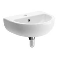 Tuscany 450x400mm 1TH Cloakroom Basin & Bottle Trap