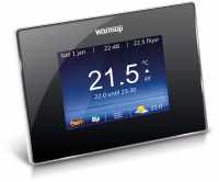 Warmup 4iE Onyx Black Smart Underfloor Heating Thermostat
