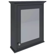 RAK Washington Black Mirrored Cabinet Single Door