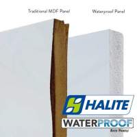 HaLite Gloss White 750mm Bath End Panel - Waterproof & Solid