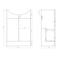 Shetland 4 Piece Toilet & 1 Tap Hole Basin Set