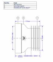 90 Flexible Pan Connector - PP0002/B - Viva Sanitary