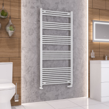 Eastbrook Wendover 1200 x 300mm White Towel Radiator