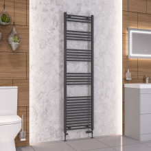 Eastbrook Wendover 1200 x 600mm Matt Anthracite Towel Radiator