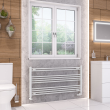 Eastbrook Wendover 600 x 1000mm White Towel Radiator