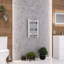 Eastbrook Wendover 600 x 300mm White Towel Radiator