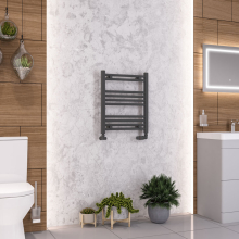 Eastbrook Wendover 1200 x 600mm Matt Anthracite Towel Radiator