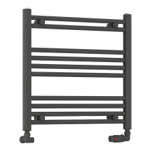 Eastbrook Wendover 600 x 600mm Matt Anthracite Towel Radiator