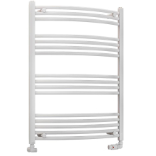 Eastbrook Wendover 1000 x 750mm White Curved Towel Radiator