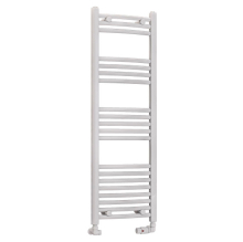 Eastbrook Wendover 1200 x 400mm White Curved Towel Radiator