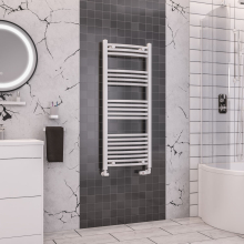 Eastbrook Wendover 1200 x 500mm White Towel Radiator