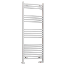 Eastbrook Wendover 1200 x 500mm White Curved Towel Radiator