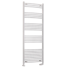 Eastbrook Wendover 1600 x 600mm White Curved Towel Radiator