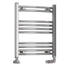 Eastbrook Wendover 600 x 500mm Chrome Curved Towel Radiator