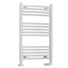 Eastbrook Wendover 800 x 500mm White Curved Towel Radiator