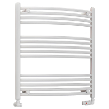 Eastbrook Wendover 800 x 750mm White Curved Towel Radiator