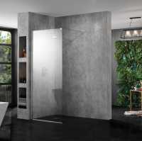 1000mm Wetroom 10 Clear Glass Shower Panel - Aquadart