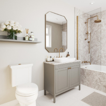 Wetwall Mermaid White Marble Worktop