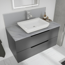 Wetwall Mermaid Bianco Marble Worktop
