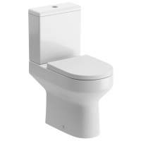 Whistle Close Coupled Open Back Comfort Height Toilet & Soft Close Seat
